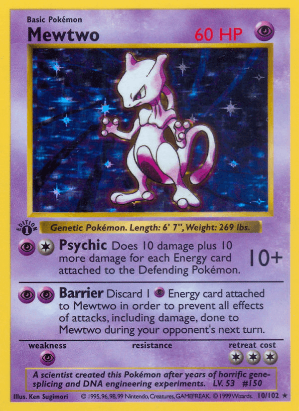 Mewtwo — Base Set